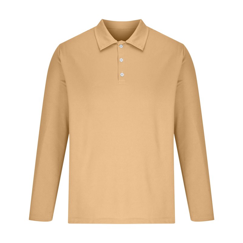 Men's Golf Polo Shirts Long Sleeve Quick Dry Breathable Casual Tees