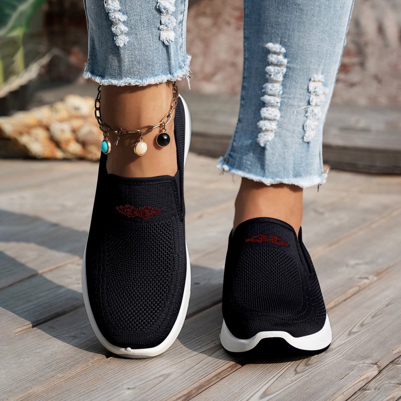 Orthopedic Support Shoes for Women Lightweight Breathable Non Slip Slip-On Work & Casual Shoes