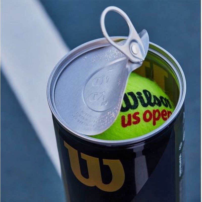 Wilson US Open Extra Duty Tennis Balls Can - 3 Pack, Hard Court Use