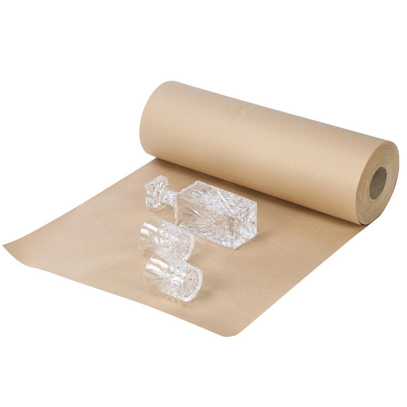 The Boxery 18” x 900’ Kraft Paper Roll, 40lb – Recycled Packaging & Gift Wrapping, Variation: 18"x 900'