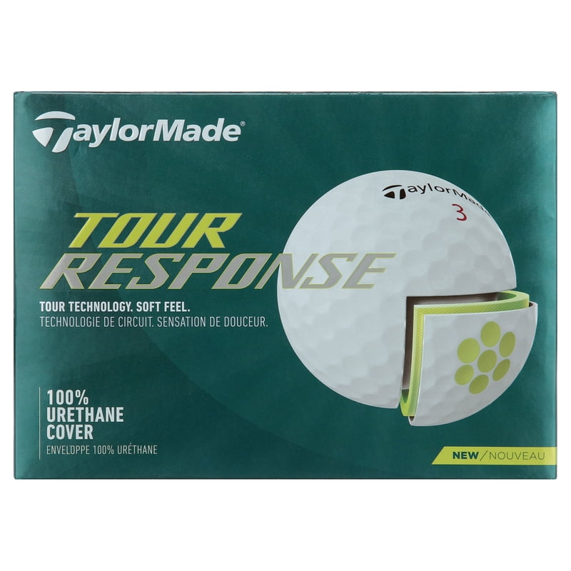 TaylorMade 2022 Tour Response Golf Balls 12 Pack – White, 2022 Variation