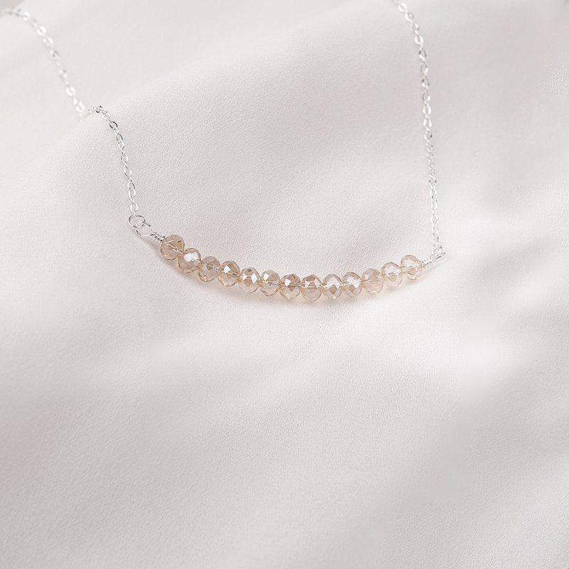 Sterling Silver Beads Necklace for 13th Birthday Girl - Customizable Gift