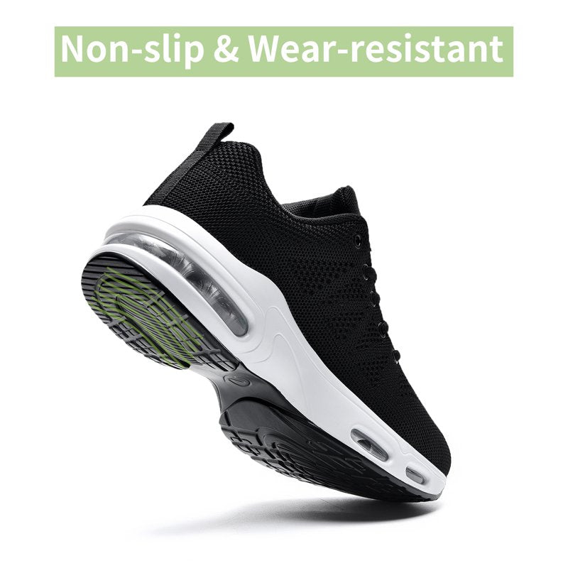 Women's Running Shoes Sneakers Air Cushion Non Slip Breathable Fitness Walking Shoes