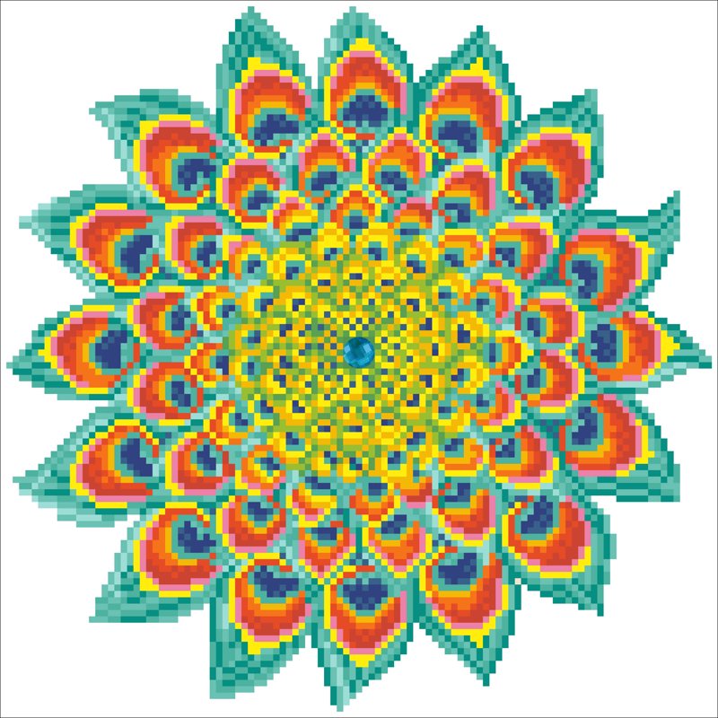 Peacock Mandala Diamond Painting Kit - Sparkling Art Craft for Adults & Teens