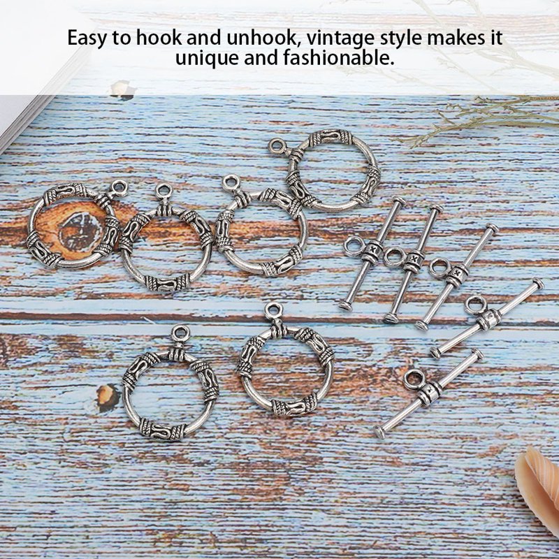 Vintage Toggle Clasp Jewelry Making Supplies 20PCS Alloy Fashion Jewelry Findings