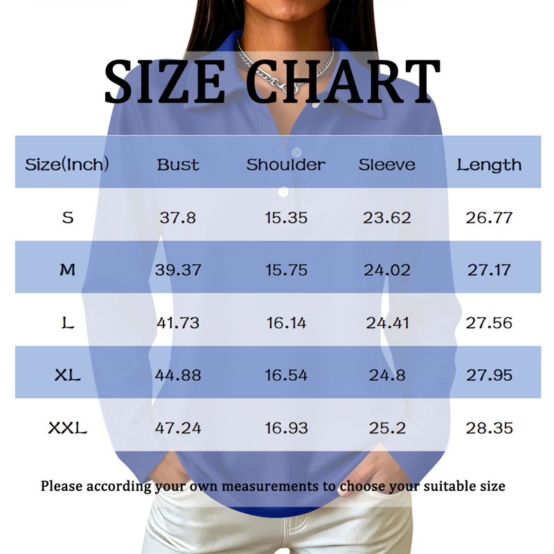 Women's Long Sleeve Polo Shirts with Side Slits - Business Casual Golf Top