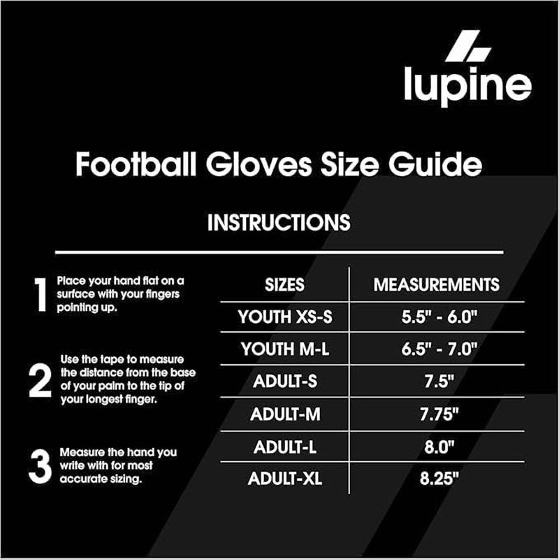 Football Receiver Gloves - Adult Grip & Durability for Game Day