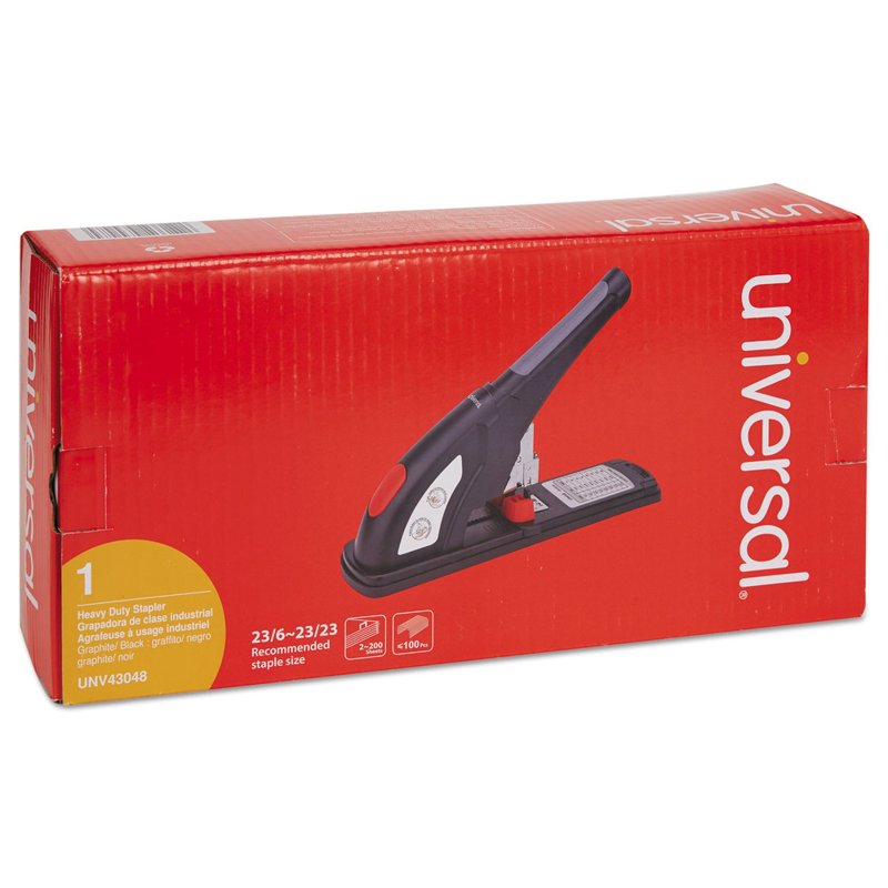 Heavy Duty Stapler 200 Sheet Capacity - Universal UNV43048