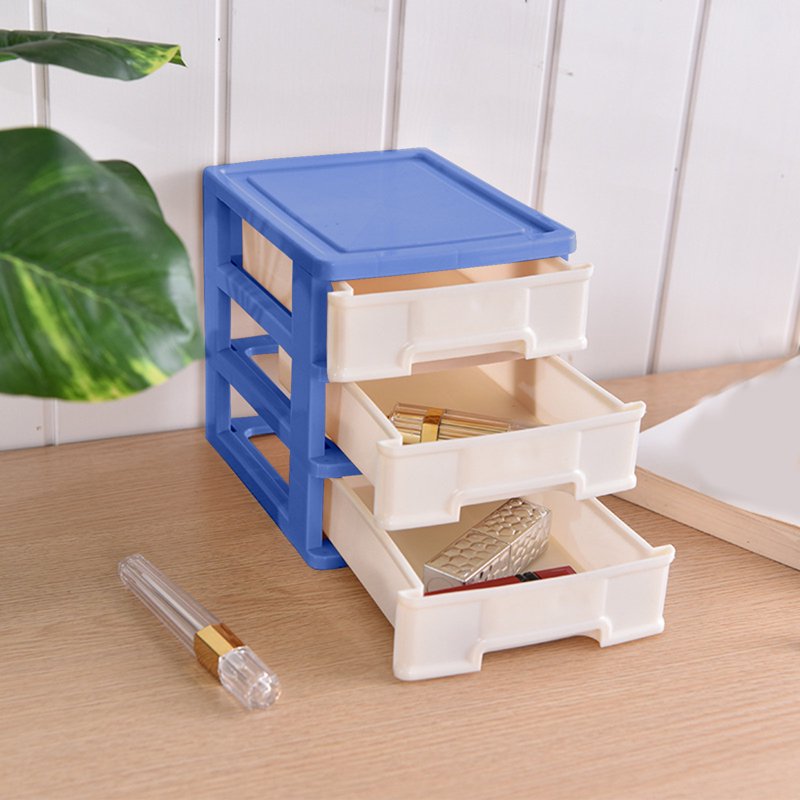 Desktop Plastic Storage Drawers Organizer for Kitchen, Office & Desk