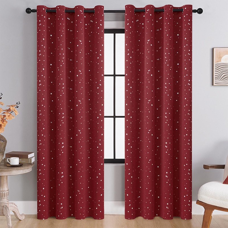 Blackout Curtains for Bedroom & Living Room - Thermal Insulated Grommet Panels