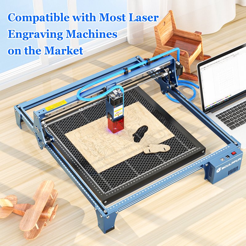 Honeycomb Laser Bed for Engraving and Cutting Machines - Steel Table, 440x440mm