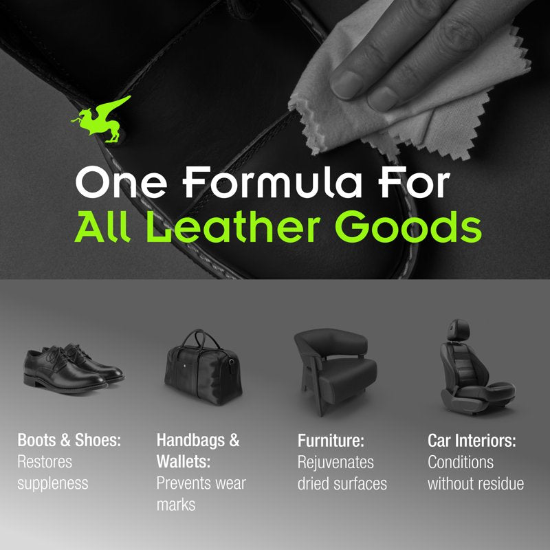 Leather Conditioner and Restorer - Deep Nourishing Care for Leather Goods - 4 oz