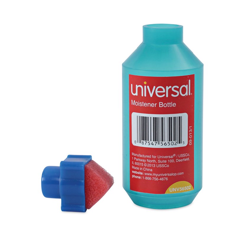 Universal Squeeze Bottle Moistener for Envelopes, 2 oz Blue, Pack Options