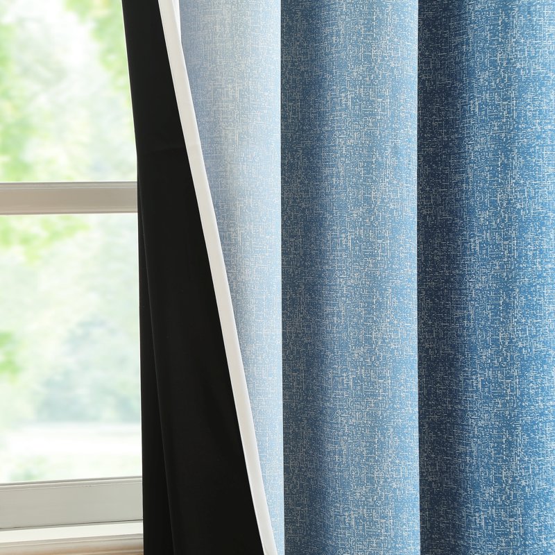Blackout Grommet Curtains - Triple Weave Light Blocking & Heat Insulation