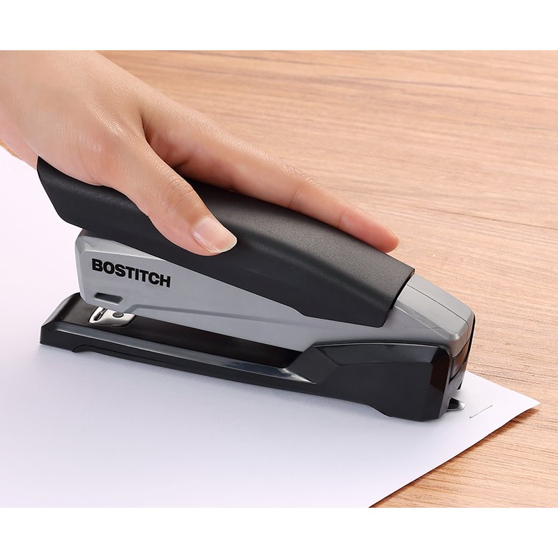 PaperPro inPOWER 20 Desktop Stapler - 20-Sheet Capacity, Black/Gray