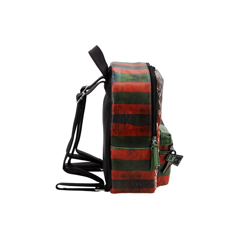 Nightmare on Elm Street Mini Backpack - Freddy Krueger Travel Purse for Men & Women, 10 Inch