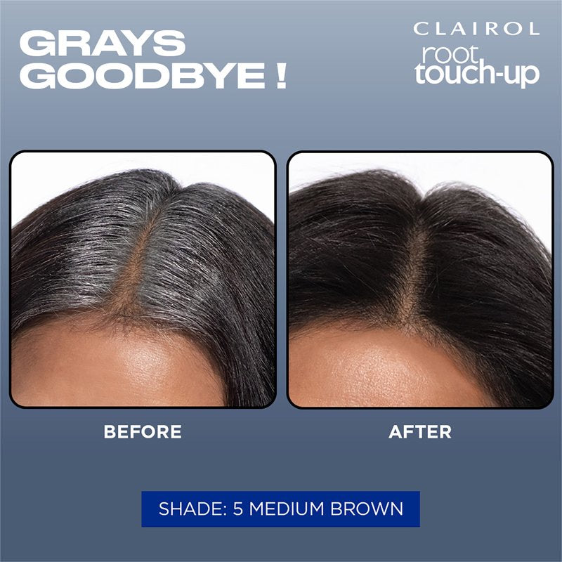 Permanent Hair Root Touch-Up Kit for Gray Coverage & Blending