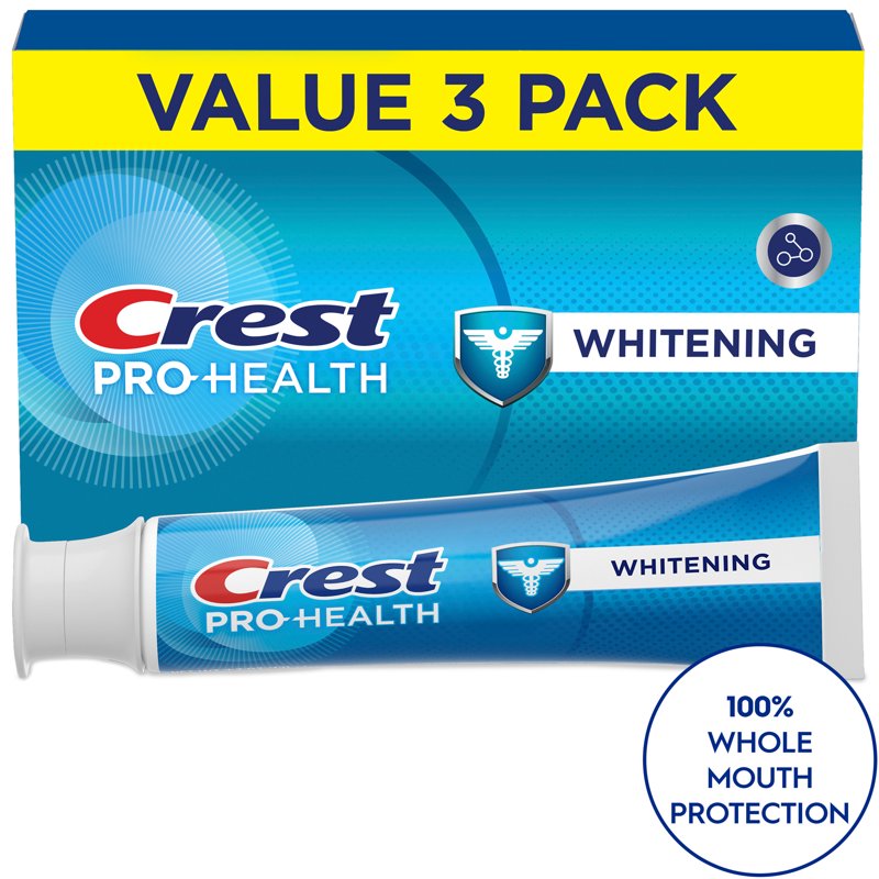 Crest Pro-Health Whitening Toothpaste 4.3oz - Multipack of 4