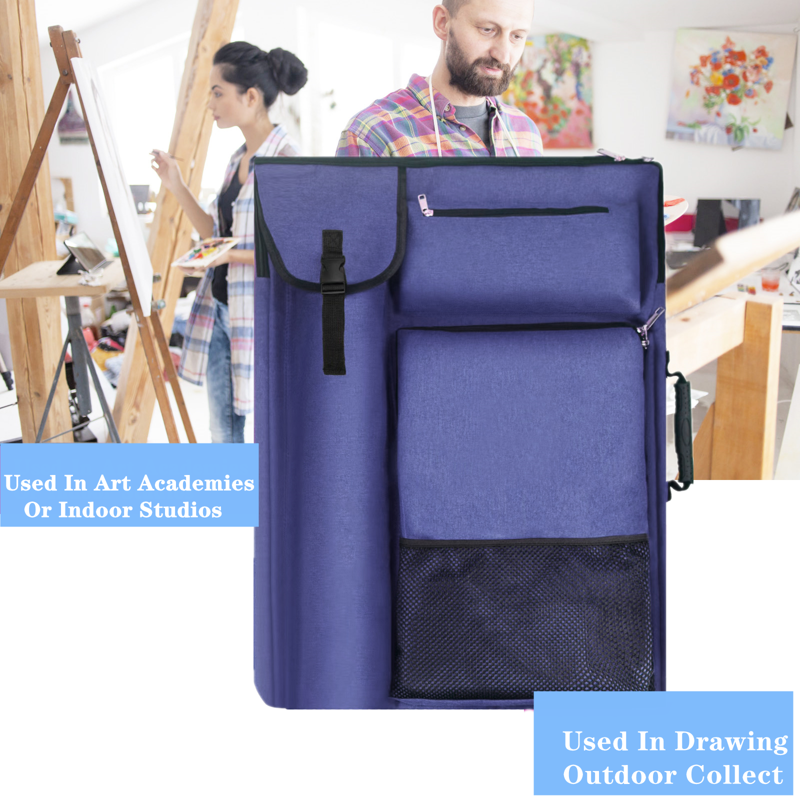 Artist Backpack for 18x24 Artworks and Supplies - Waterproof, Multi-Compartment
