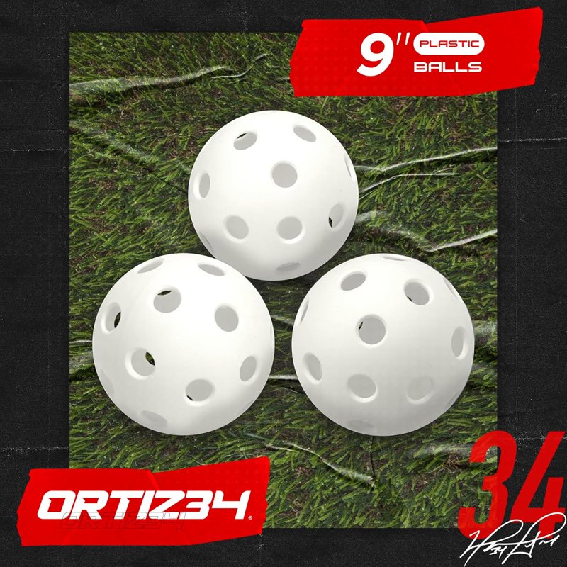 Kids Backyard Baseball Set with Graffiti Bat, 3 Balls & 4 Bases - All Variants