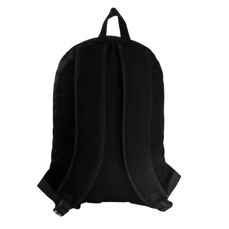 K-Cliffs Unisex Classic 18" School Backpack, Padded Shoulder Strap, Black, Polyester