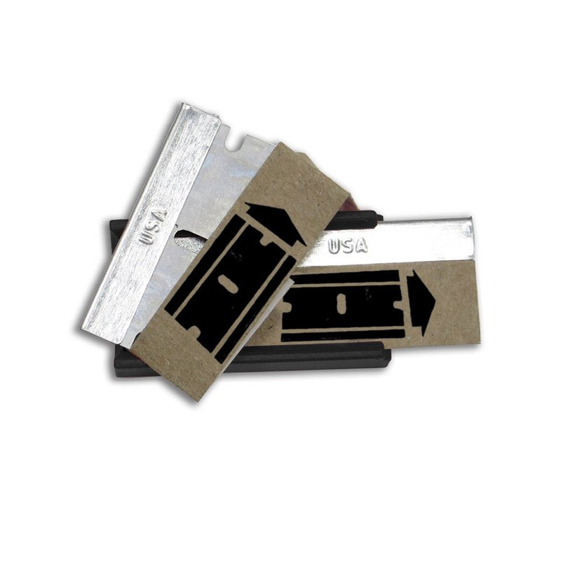 Single Edge Razor Blades Dispenser Pack - High Carbon Steel, Paper Wrapped