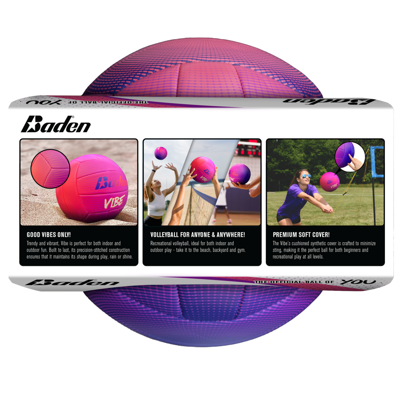 Indoor Outdoor Recreational Volleyball - Official Size & Durable Comfort