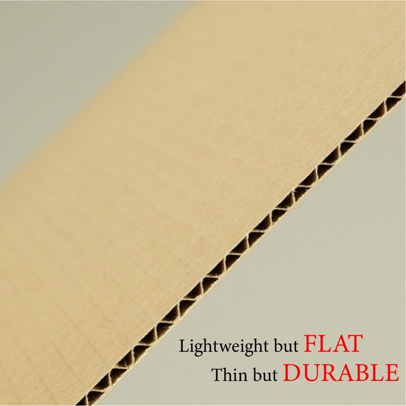 Bulk Corrugated Cardboard Sheets 9x12 Inch for Shipping DIY Crafts & Packaging