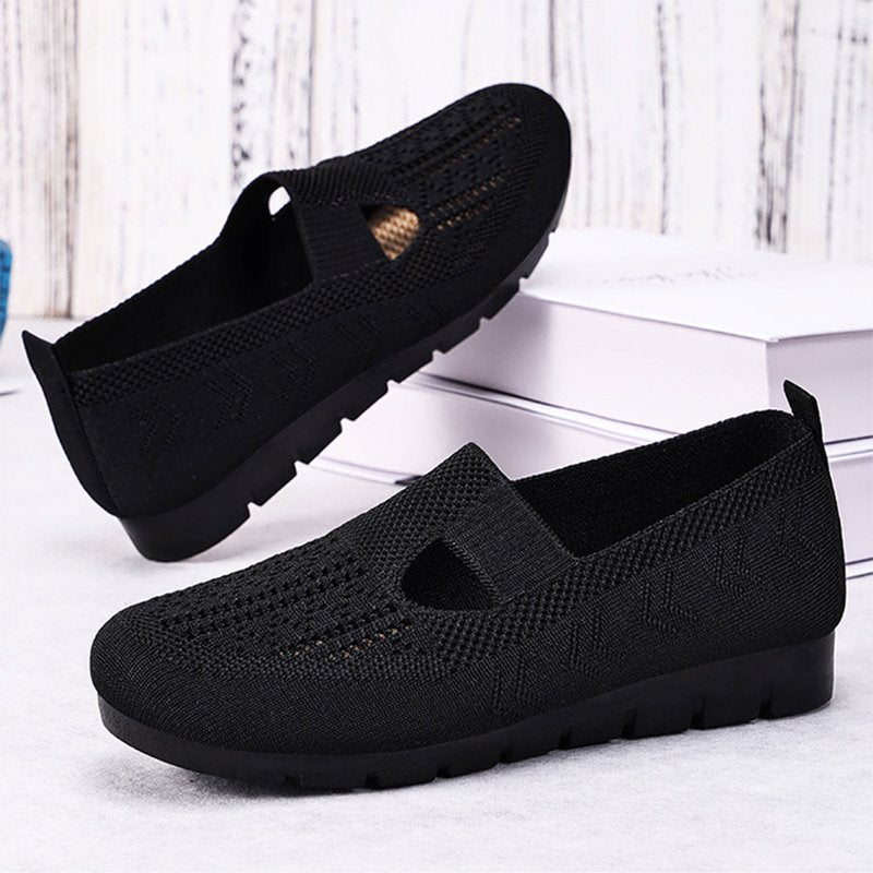 Women's Orthopedic Slip-On Shoes with Arch Support, Lightweight Mesh, Non-Slip for Work & Casual
