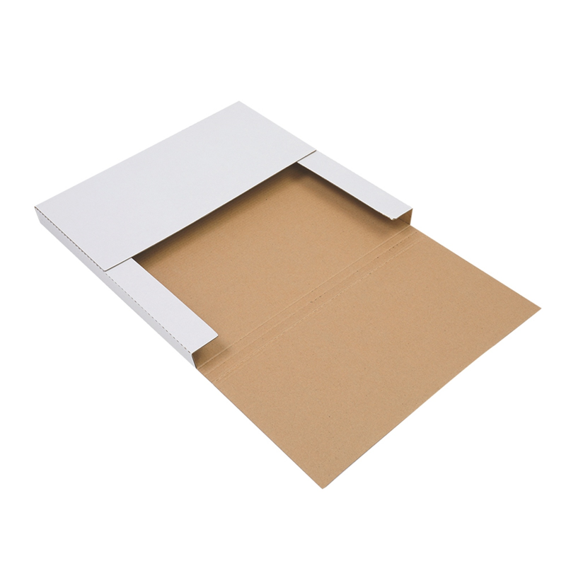 Vinyl Record Shipping Mailer Boxes - 25 Pack, 12.5x12.5x1 Inches, White