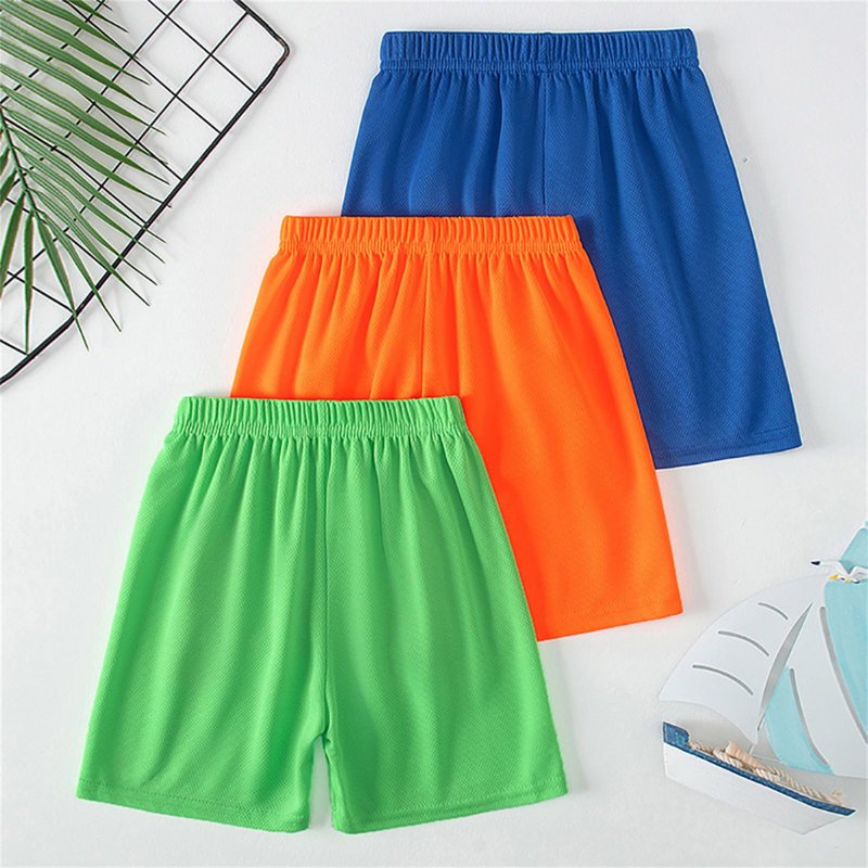 Kids Athletic Basketball Shorts Mesh Breathable Sports Gym Shorts for Boys 2-12 Years