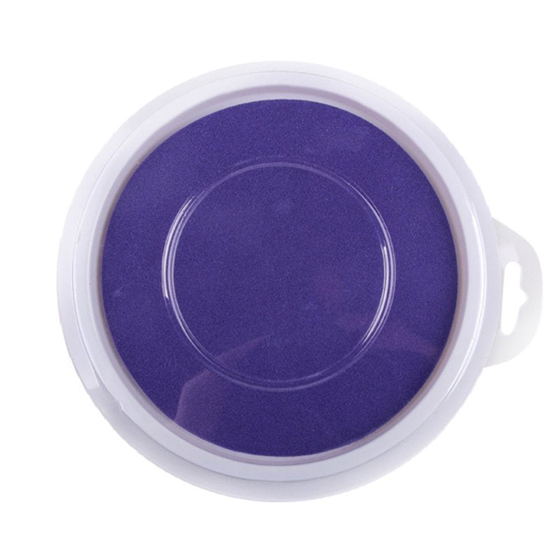 Kids Washable Rainbow Ink Pads Set - Large Round Stamp & Finger Painting