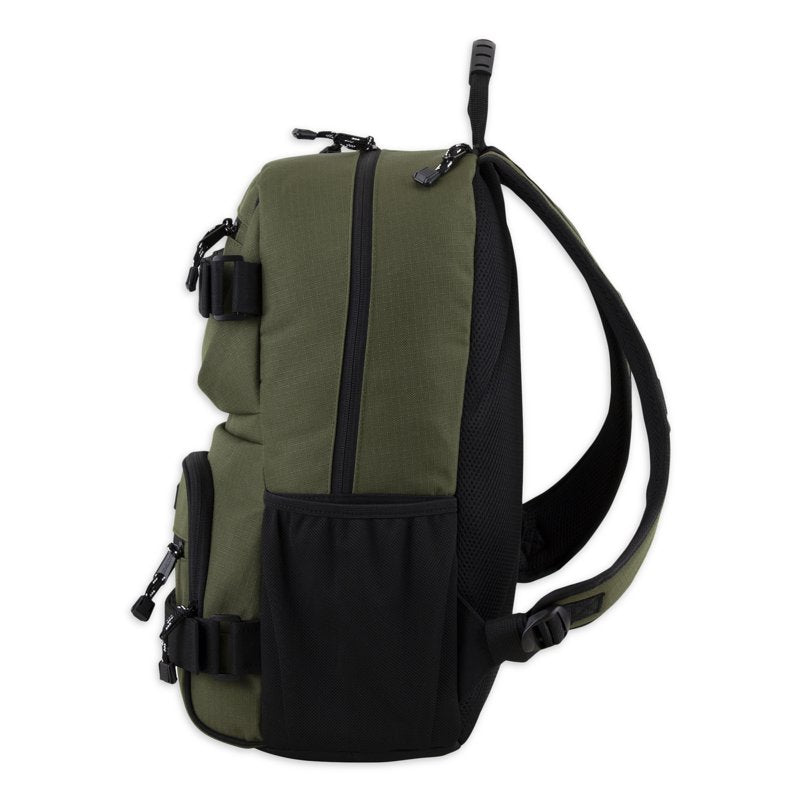 Unisex Skatepark Laptop Backpack - Durable Polyester, Multiple Compartments