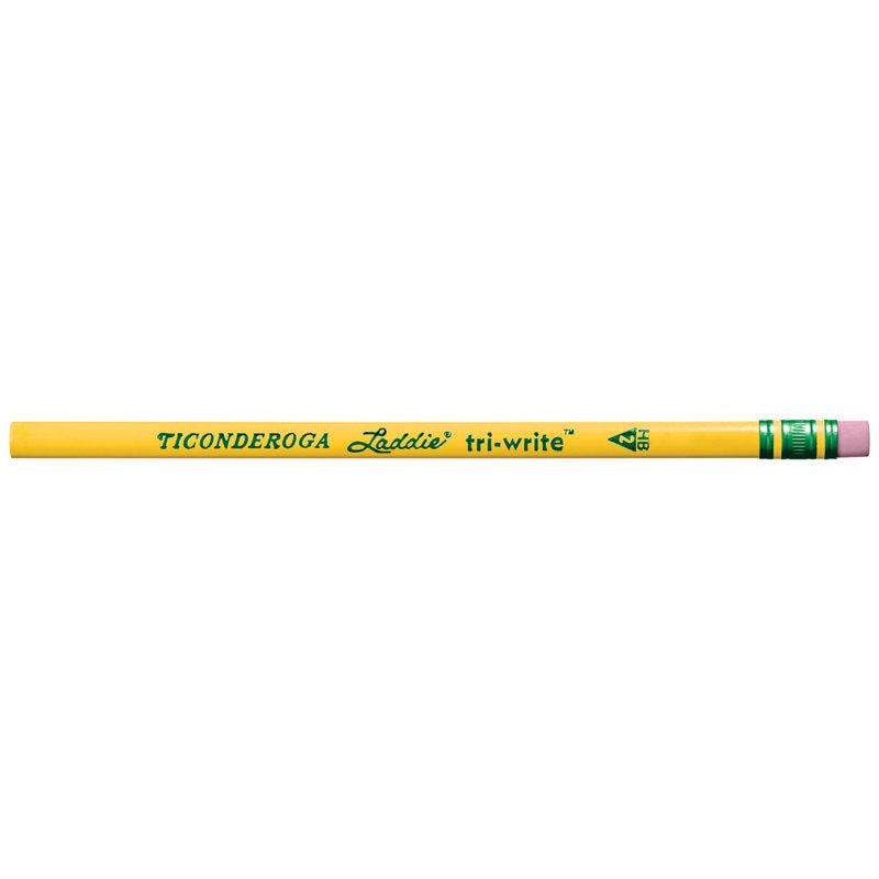 No. 2 Tri-Write Pencils with Eraser - Intermediate Size, Box of 36