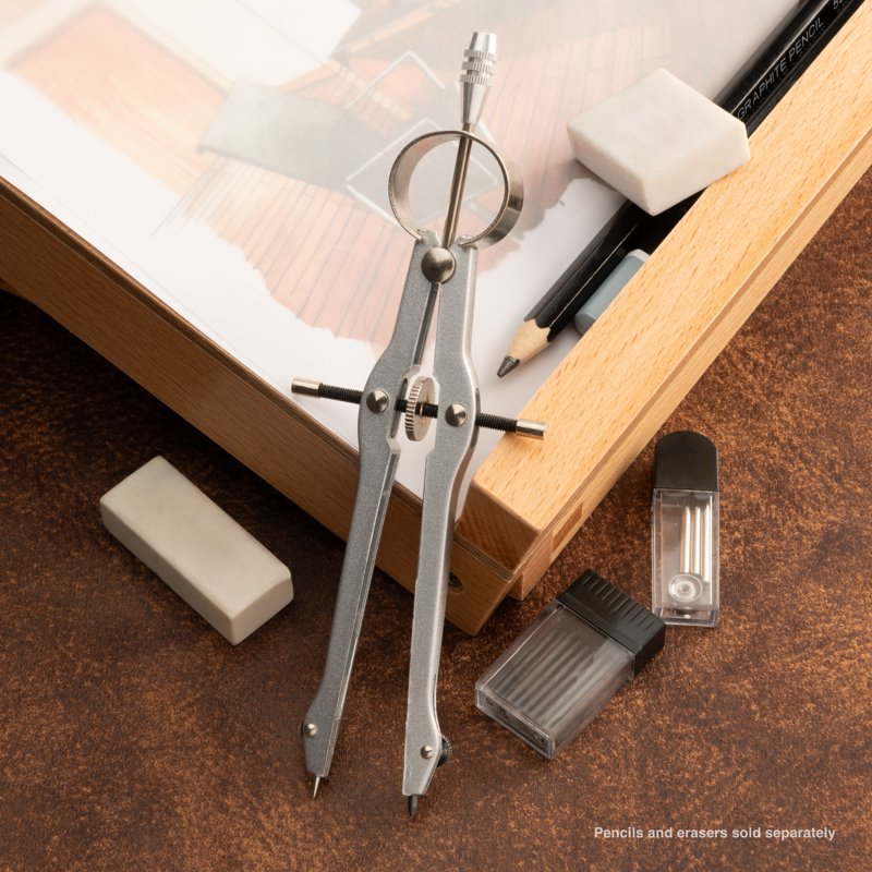 Artist Compass Set with Lead Refills - Precision Drafting & Geometry Tools