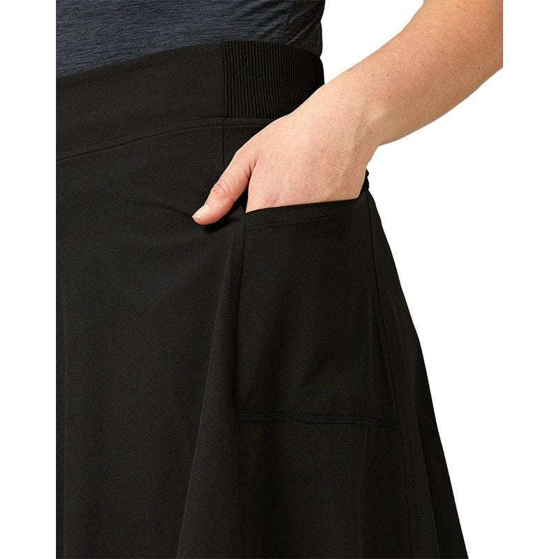 Women's Flared Skort with Mesh Liner & Pockets - Lightweight Casual Style
