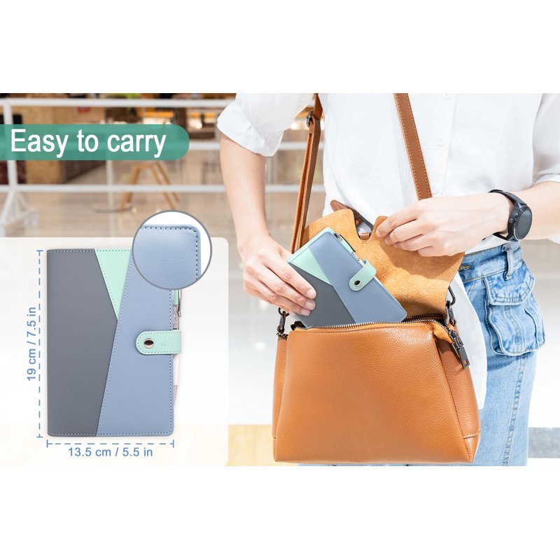 Money Saving Binder with Cash Envelopes and Zipper Pockets - Budget Organizer Set