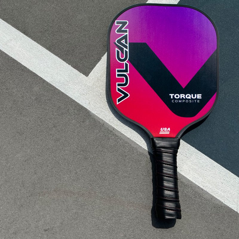 Vulcan Torque Composite Pickleball Paddle - Red/Blue, Single Variation