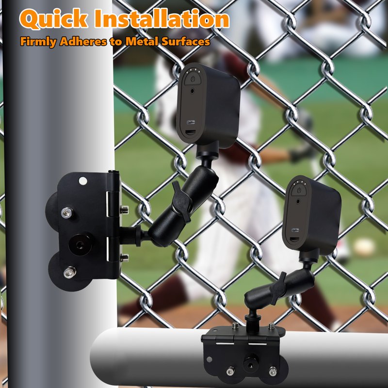 Magnetic Fence Mount for Action Cameras and GoPro - Adjustable, Heavy-Duty, Versatile Video Mount