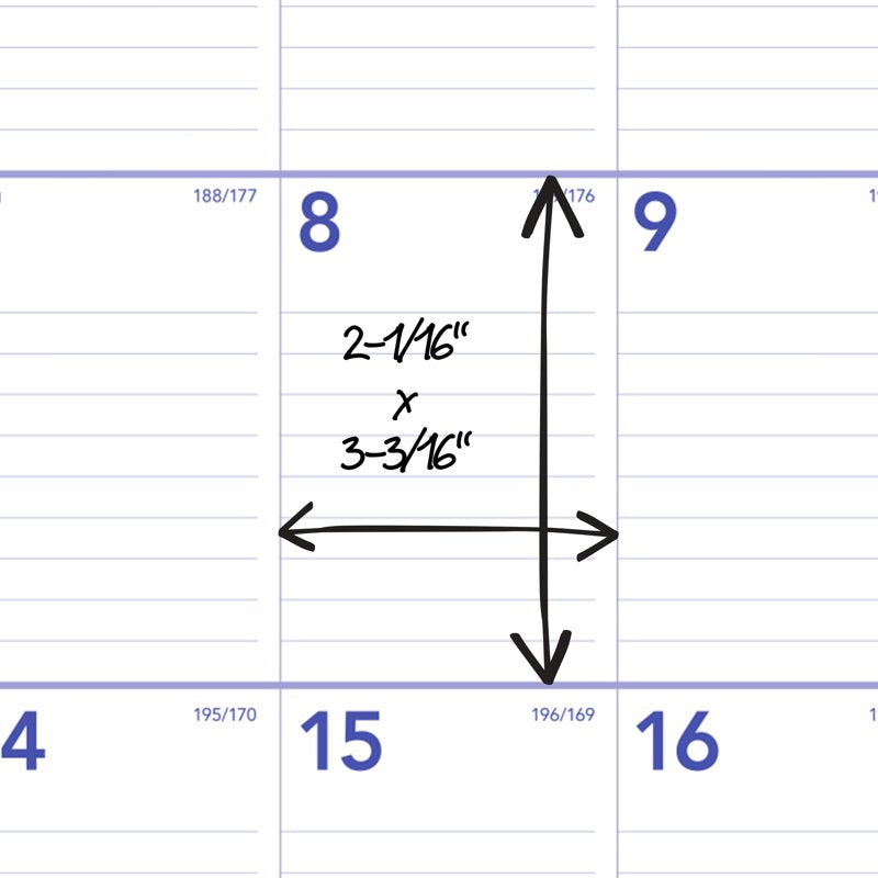 Large Academic Wall Calendar 2026-2027 Monthly Planner 15x22 Inches