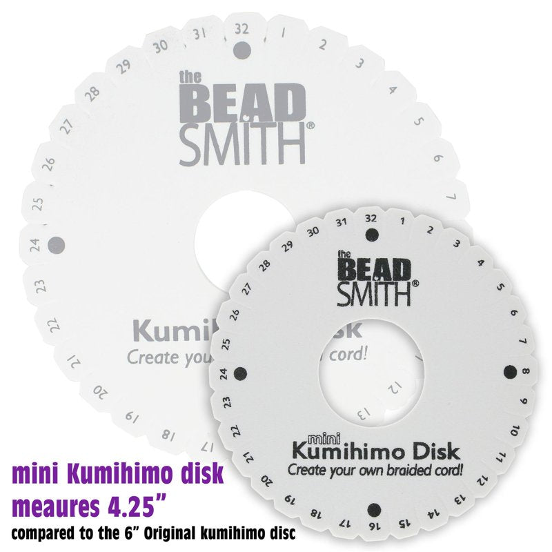 Kumihimo Braiding Disks Set - 4.5 Inch Foam Jewelry Making Tools
