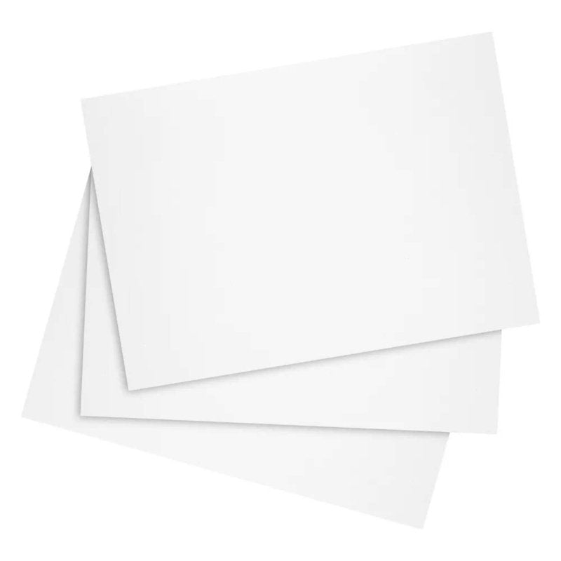 Premium 11x14 Poster Board - 110LB White Cardstock for Crafts & Printing