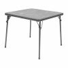 Kids Folding Table and Chair Set - Gray, Padded, Safety Locking Legs