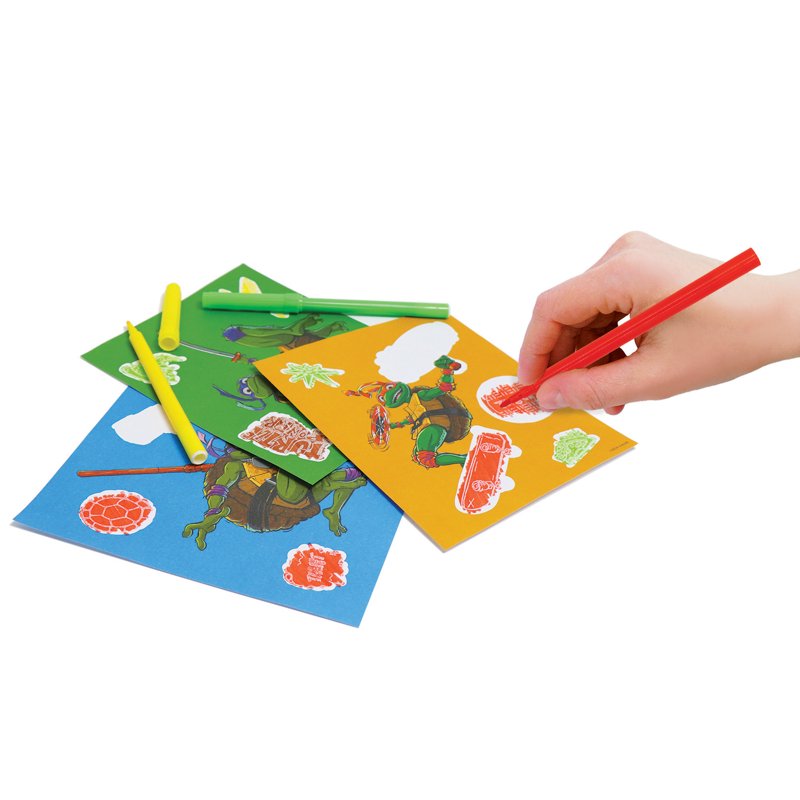 Teenage Mutant Ninja Turtles Craft Kit with Scene Building & Metal Posters