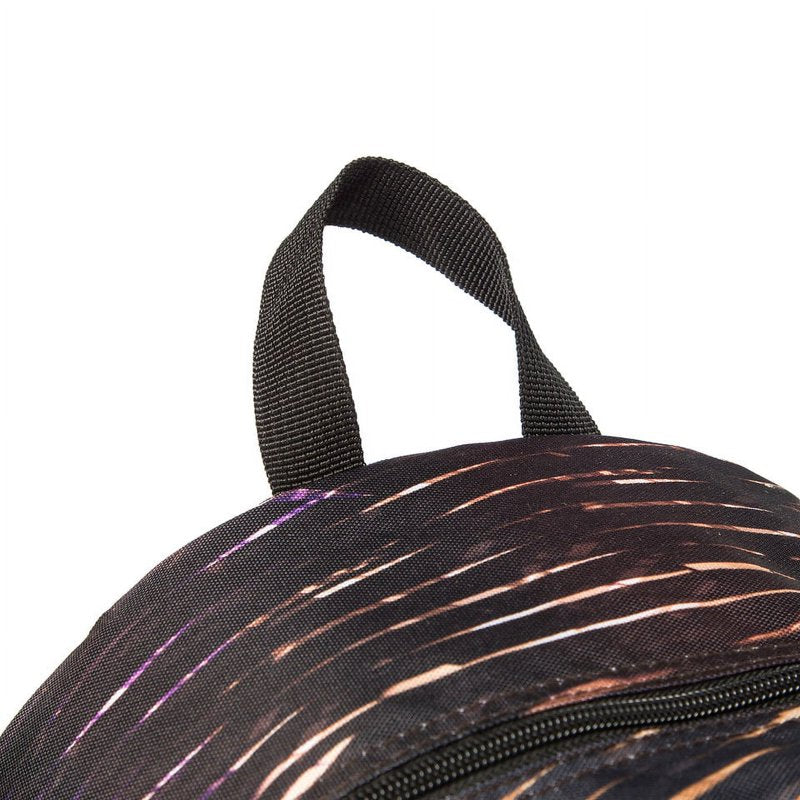 Unisex 18-Inch Meteor Print School Backpack with Laptop Compartment