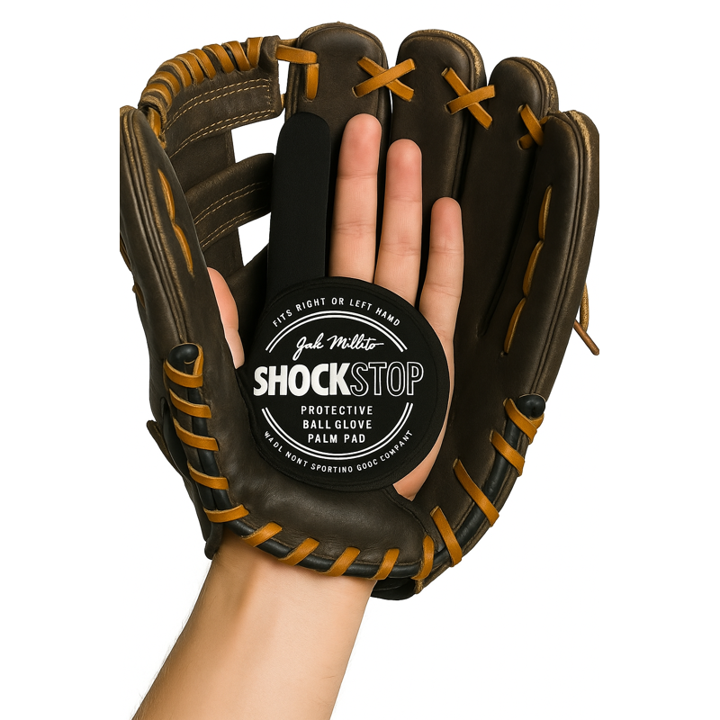 Shockstop Protective Palm Pad for Adult and Youth Baseball Gloves