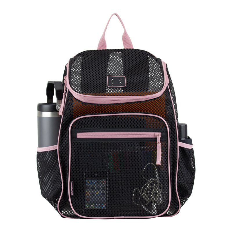 Mesh Backpack with Spacious Main Compartment and Hydration Pockets