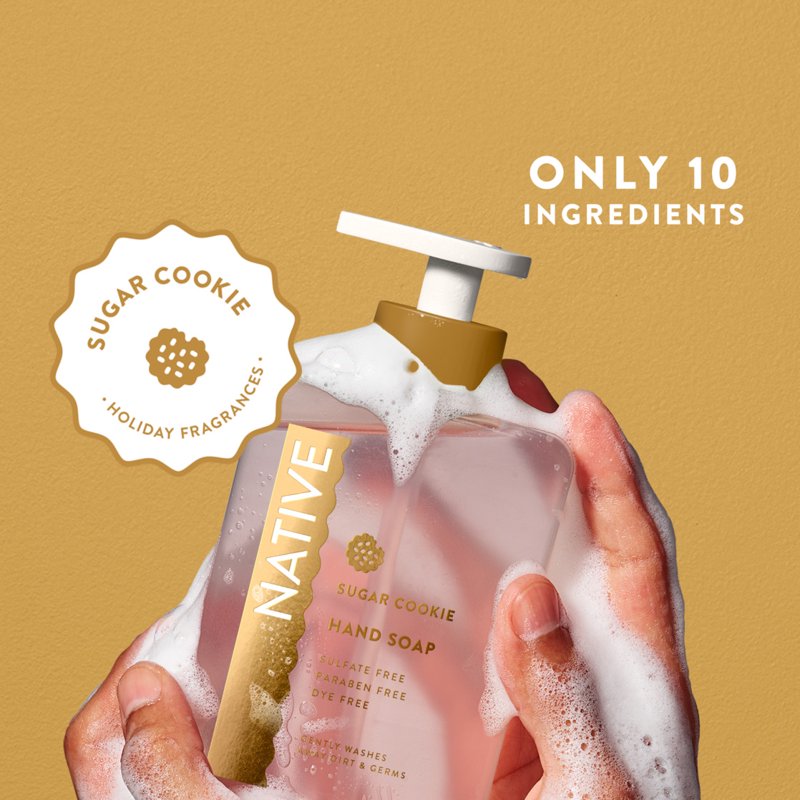 Liquid Hand Soap Pack - Native Sugar Cookie Limited Edition 13Oz