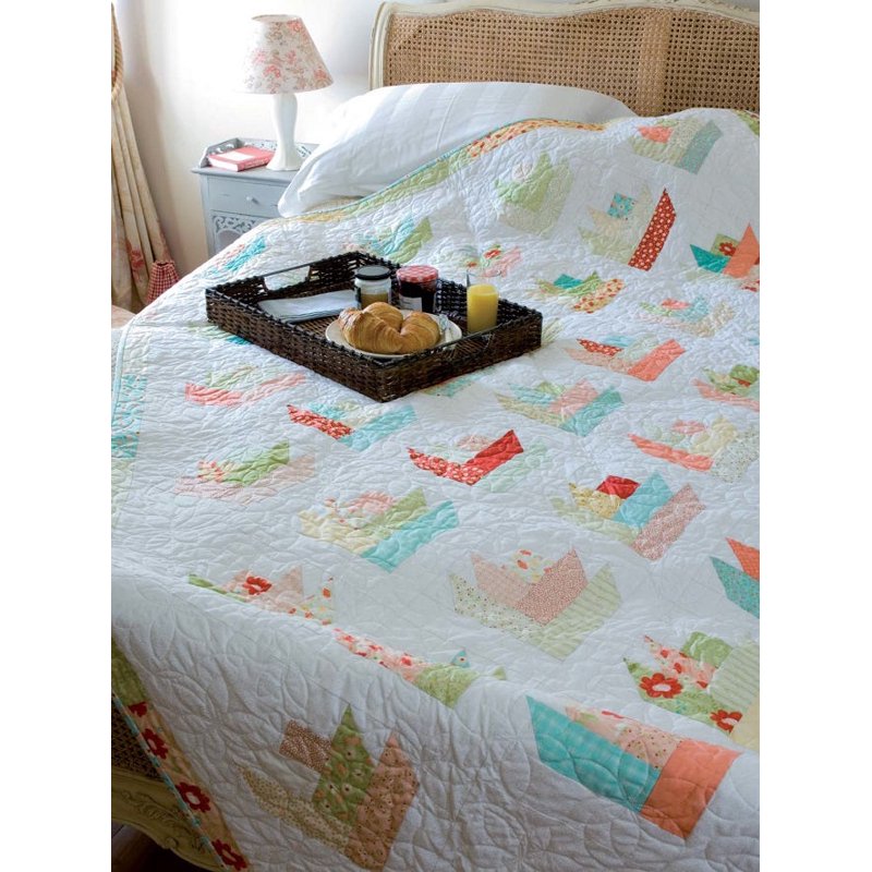 25 Jelly Roll Quilt Patterns for Quick & Easy Patchwork - Paperback