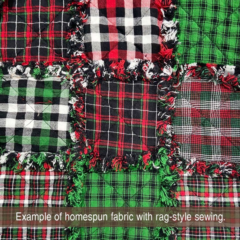 Cotton Tartan Fabric Yard for Quilting & Crafts - Multiple Colors